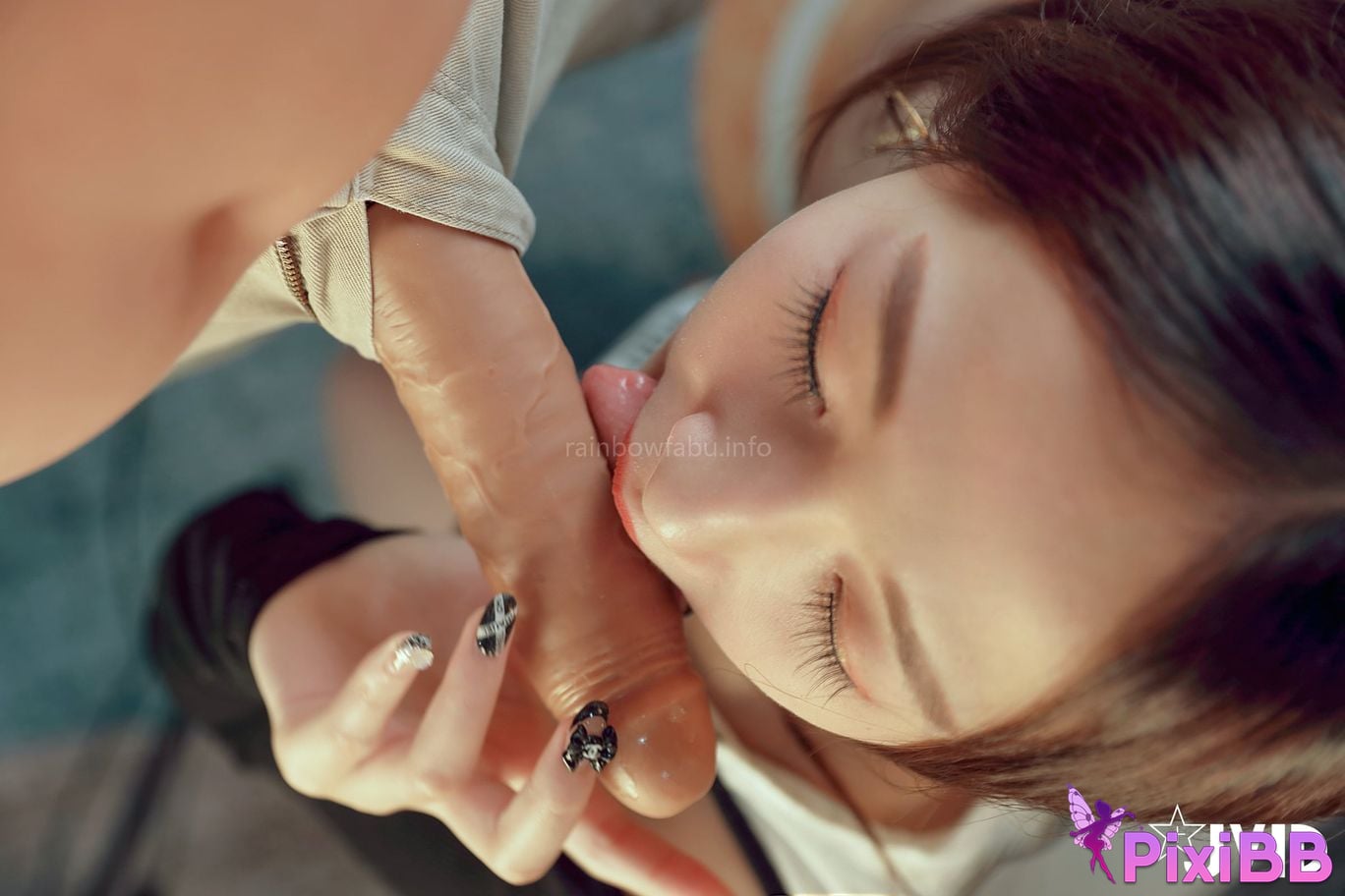 JVID Jiemi Juice Yin Shui Bai Kai Hou Qian Si PixiBB.COM 094