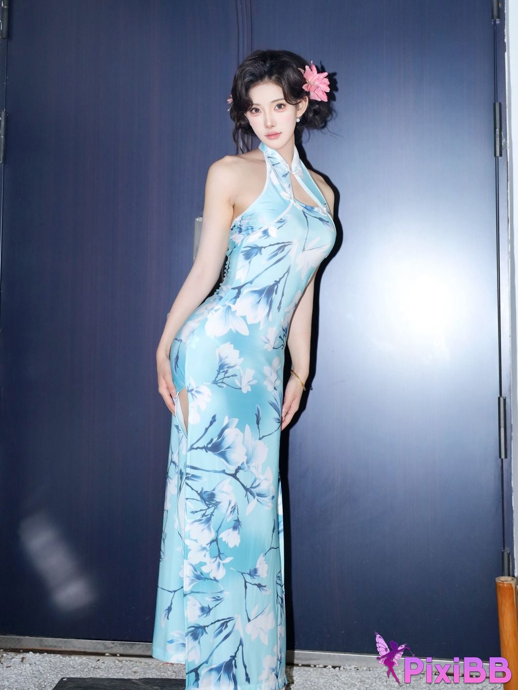 XR Uncensored Li Shuanger R18 Xiuren.com model Sexy cheongsam shredded meat PixiBB.COM 008