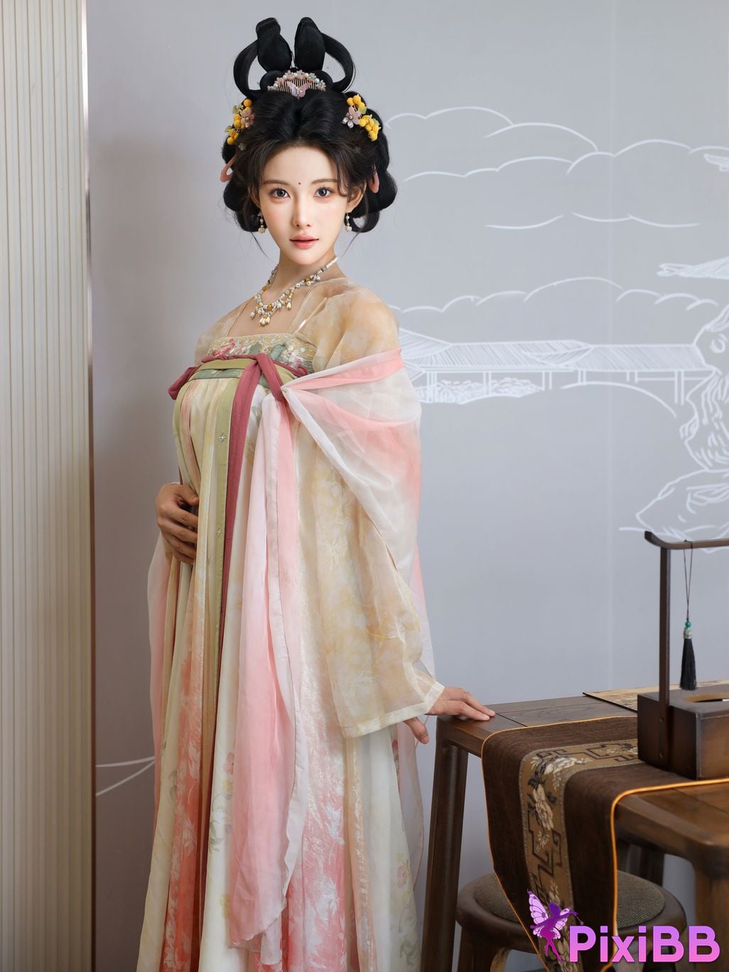 XR Uncensored Li Shuanger R18 Xiuren.com Model Dream Back to Datang PixiBB.COM 002