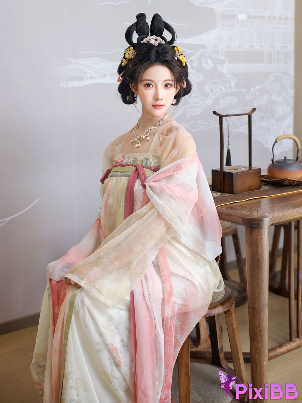 XR Uncensored Li Shuanger R18 Xiuren.com Model Dream Back to Datang PixiBB.COM 019