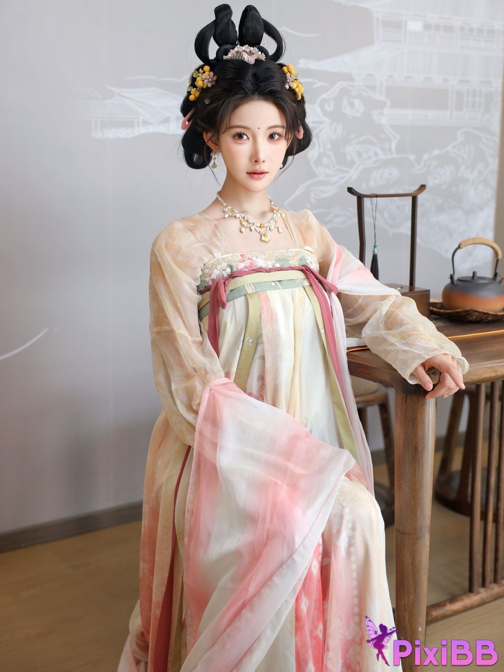 XR Uncensored Li Shuanger R18 Xiuren.com Model Dream Back to Datang PixiBB.COM 021