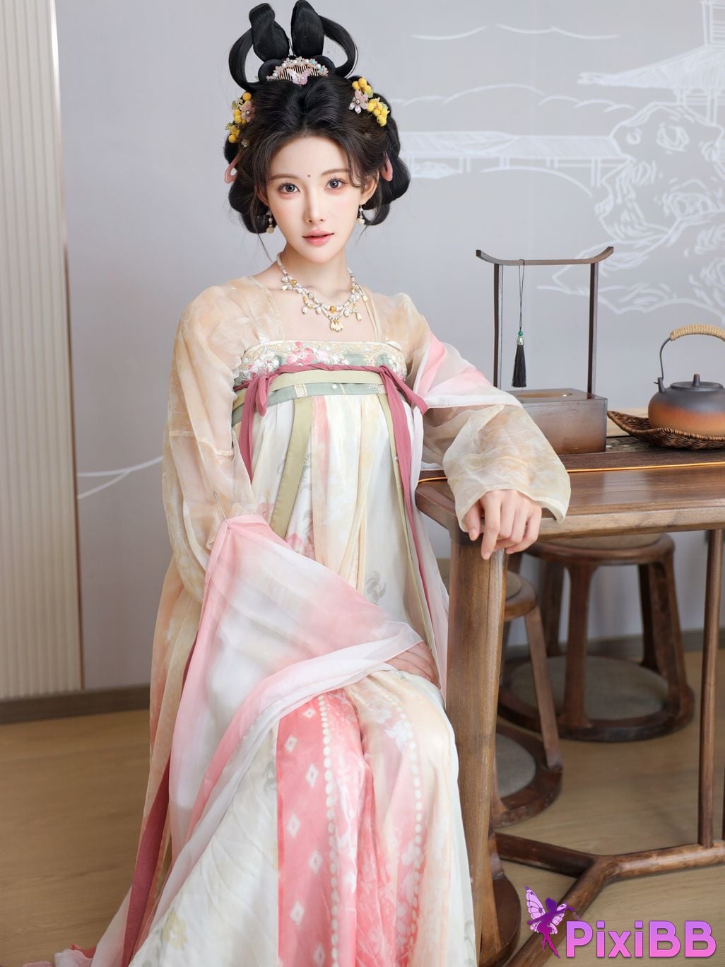 XR Uncensored Li Shuanger R18 Xiuren.com Model Dream Back to Datang PixiBB.COM 022