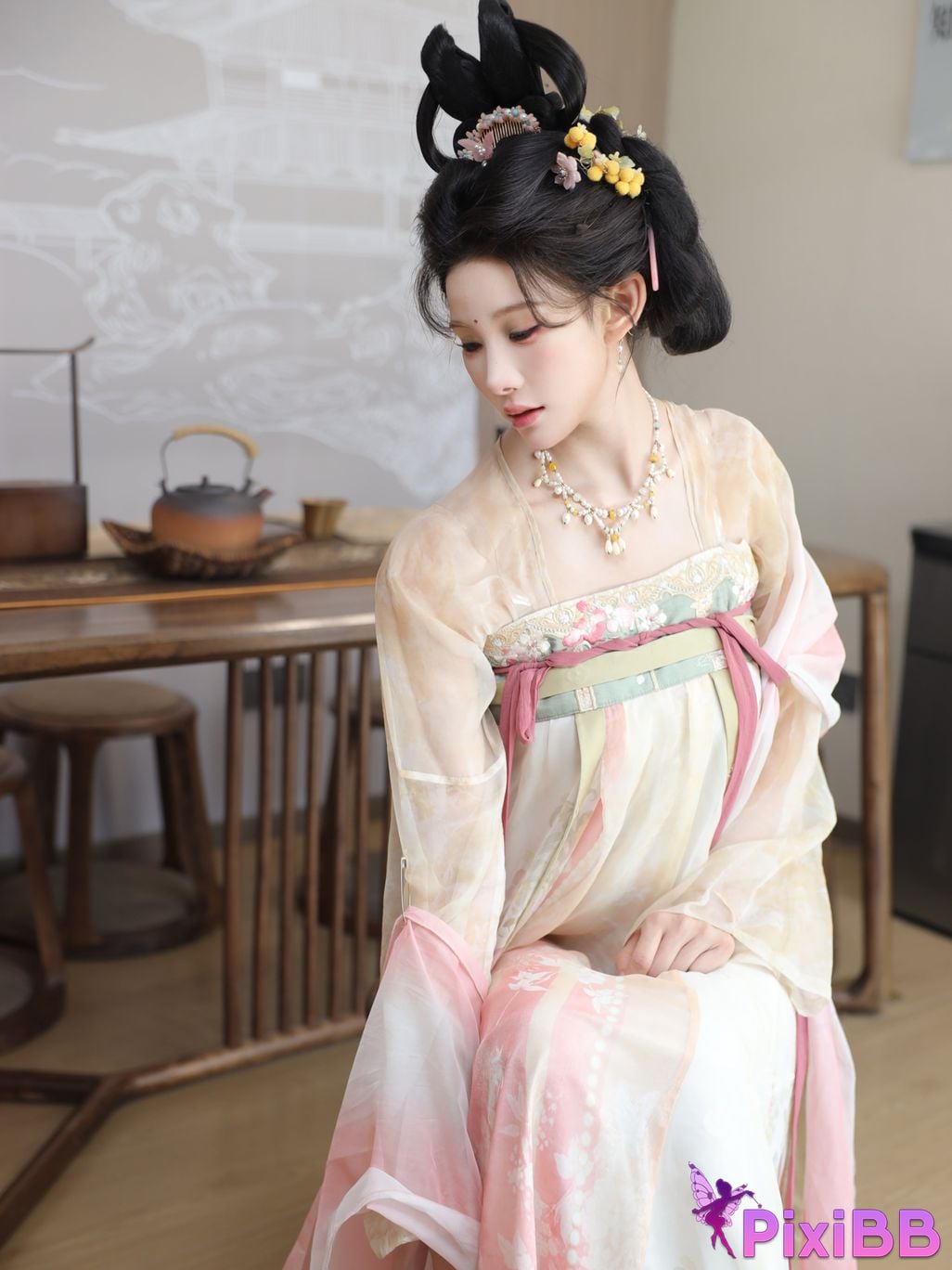 XR Uncensored Li Shuanger R18 Xiuren.com Model Dream Back to Datang PixiBB.COM 031