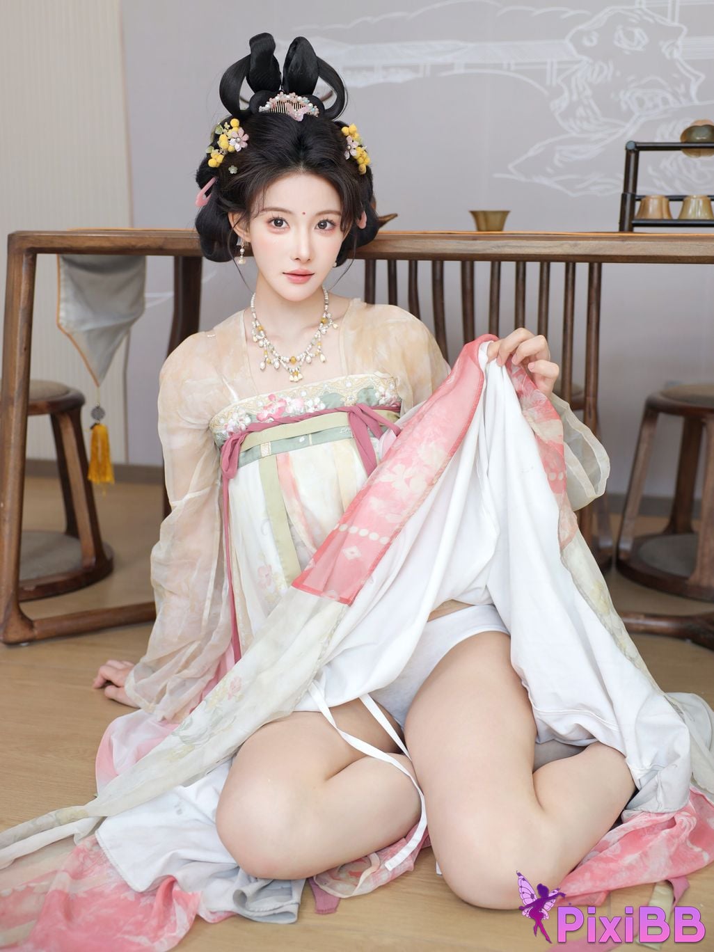 XR Uncensored Li Shuanger R18 Xiuren.com Model Dream Back to Datang PixiBB.COM 061