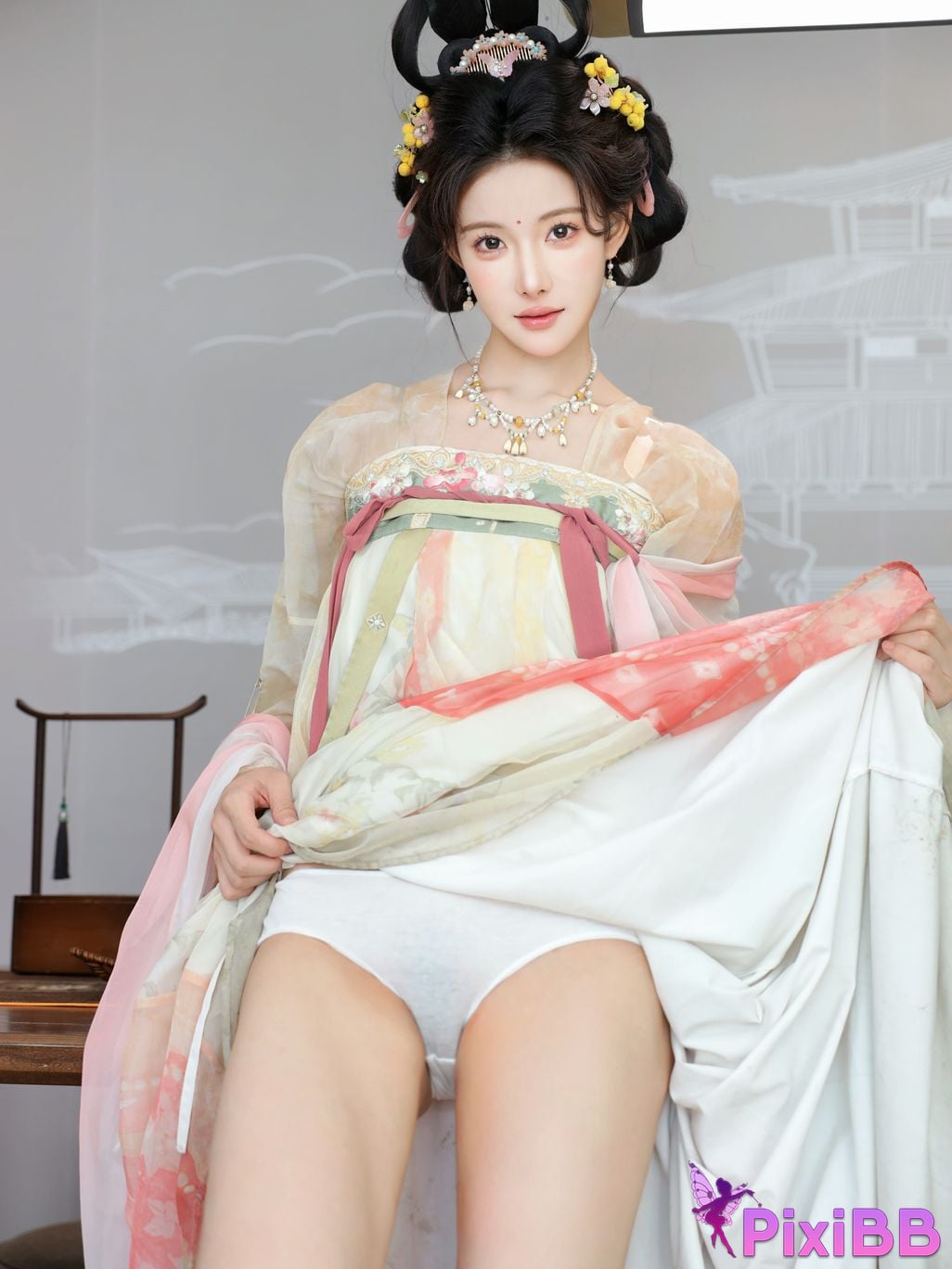 XR Uncensored Li Shuanger R18 Xiuren.com Model Dream Back to Datang PixiBB.COM 065