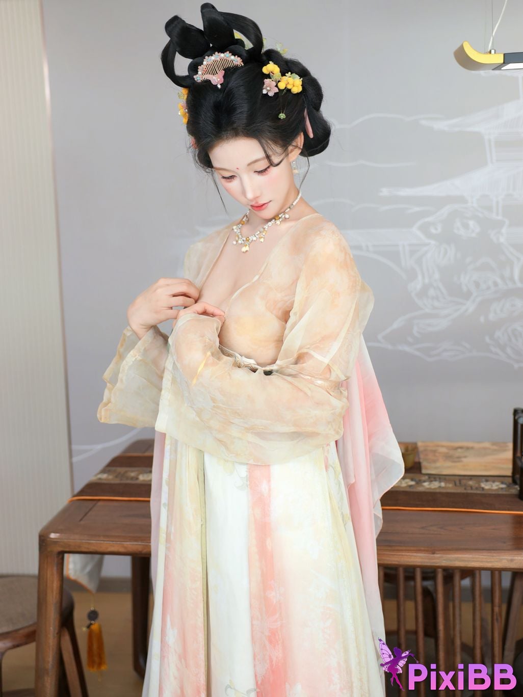 XR Uncensored Li Shuanger R18 Xiuren.com Model Dream Back to Datang PixiBB.COM 076