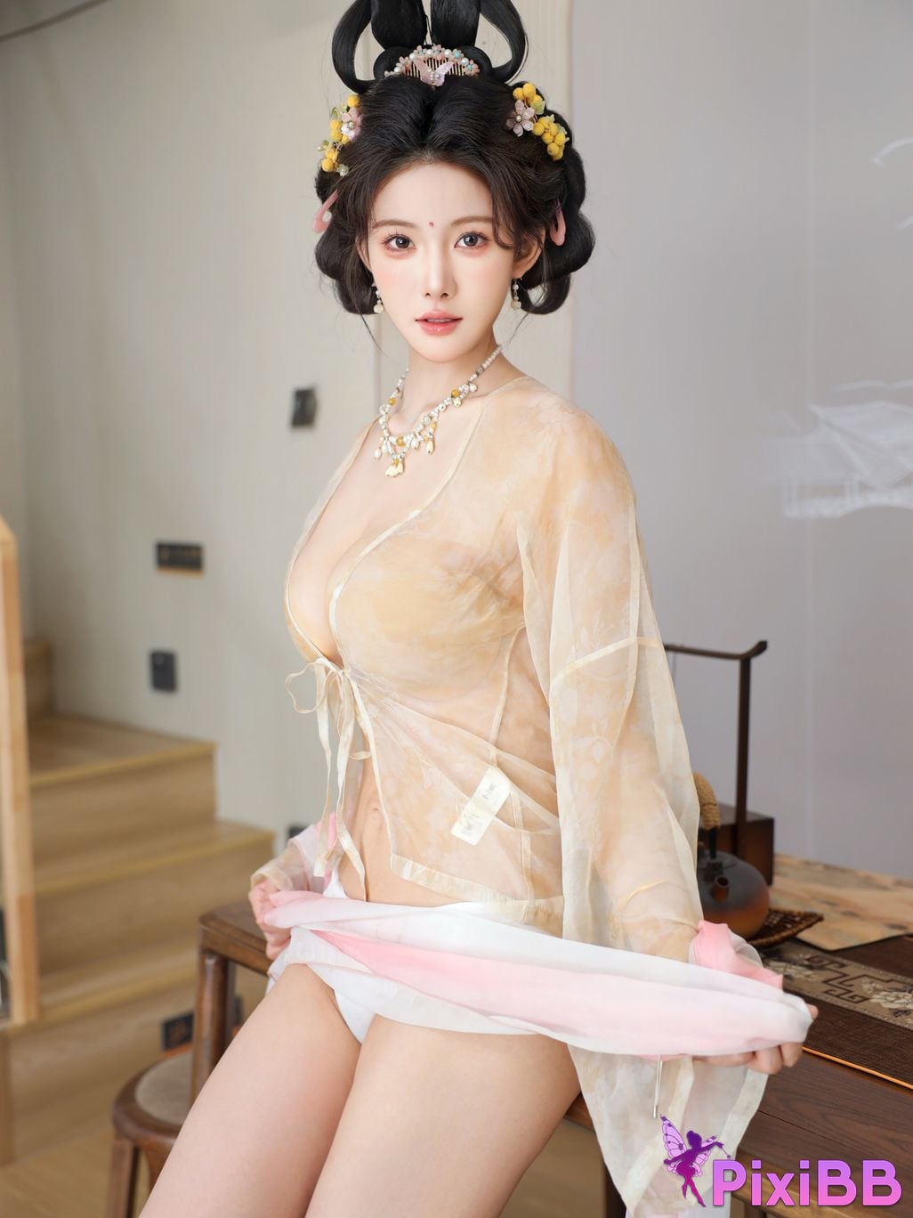 XR Uncensored Li Shuanger R18 Xiuren.com Model Dream Back to Datang PixiBB.COM 086