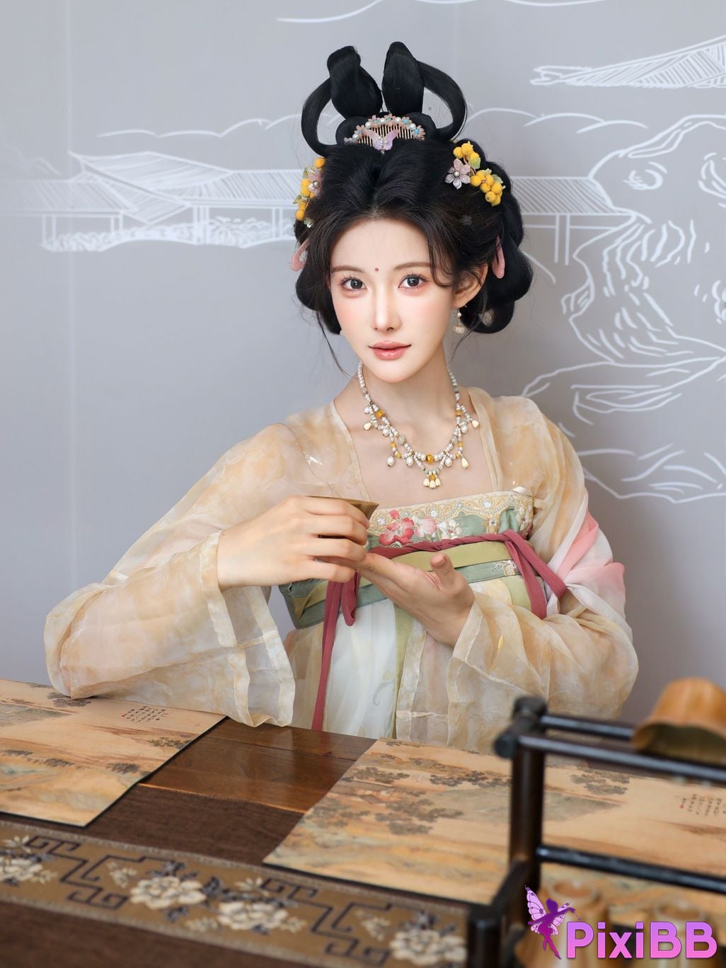 XR Uncensored Li Shuanger R18 Xiuren.com Model Dream Back to Datang PixiBB.COM 091