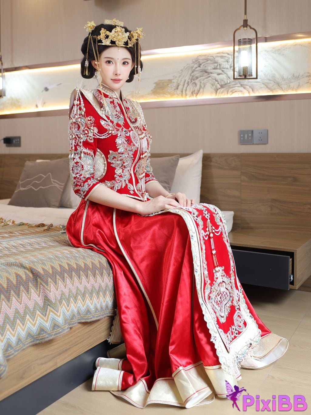 XR Uncensored Li Shuanger R18 Xiuren.com model Xiuhe suit PixiBB.COM 001