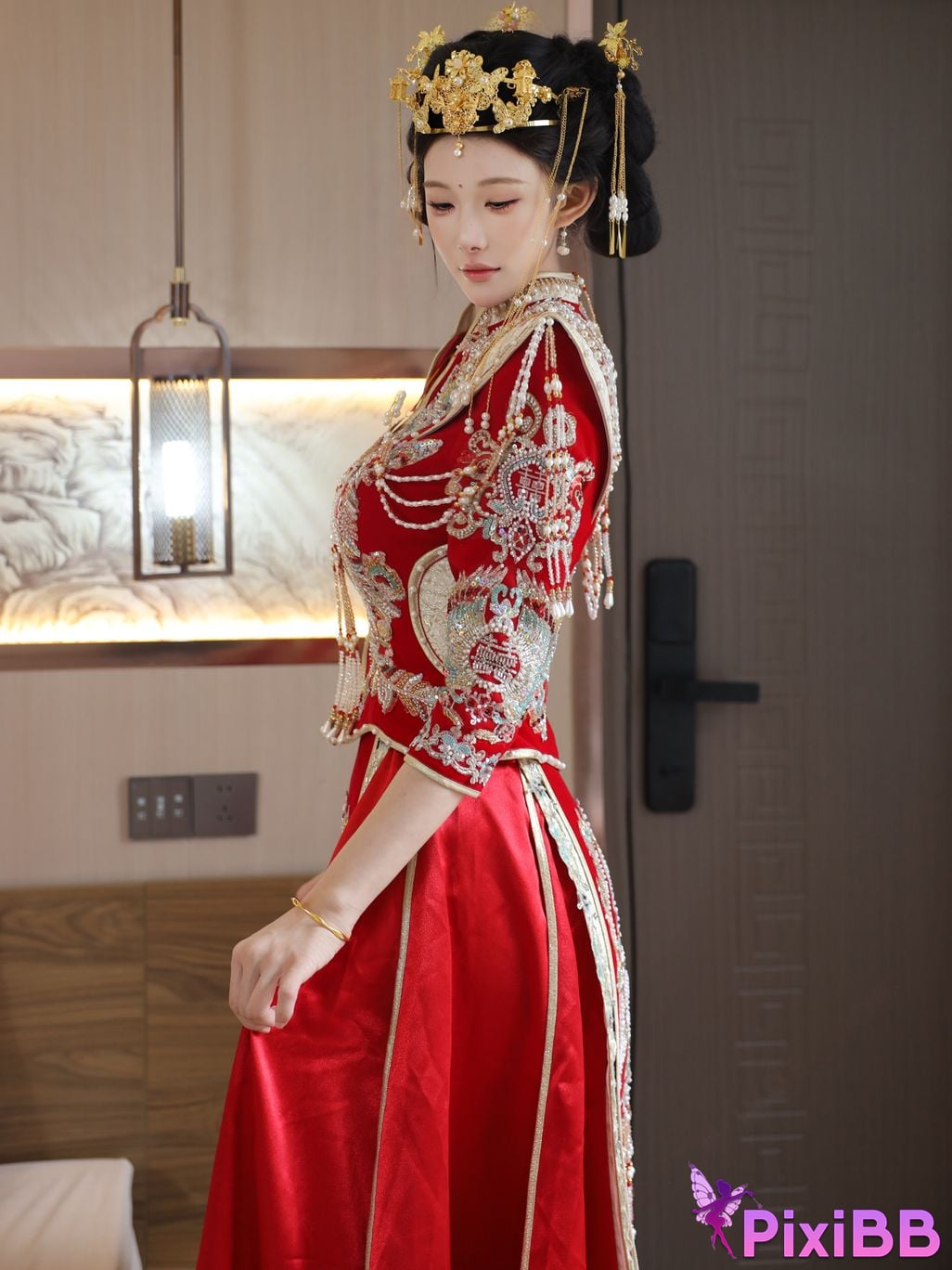 XR Uncensored Li Shuanger R18 Xiuren.com model Xiuhe suit PixiBB.COM 003