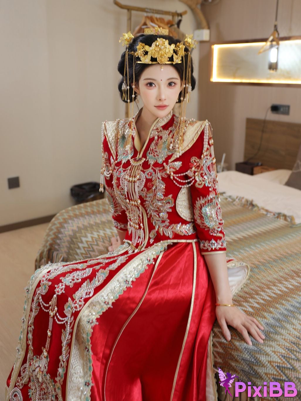 XR Uncensored Li Shuanger R18 Xiuren.com model Xiuhe suit PixiBB.COM 009