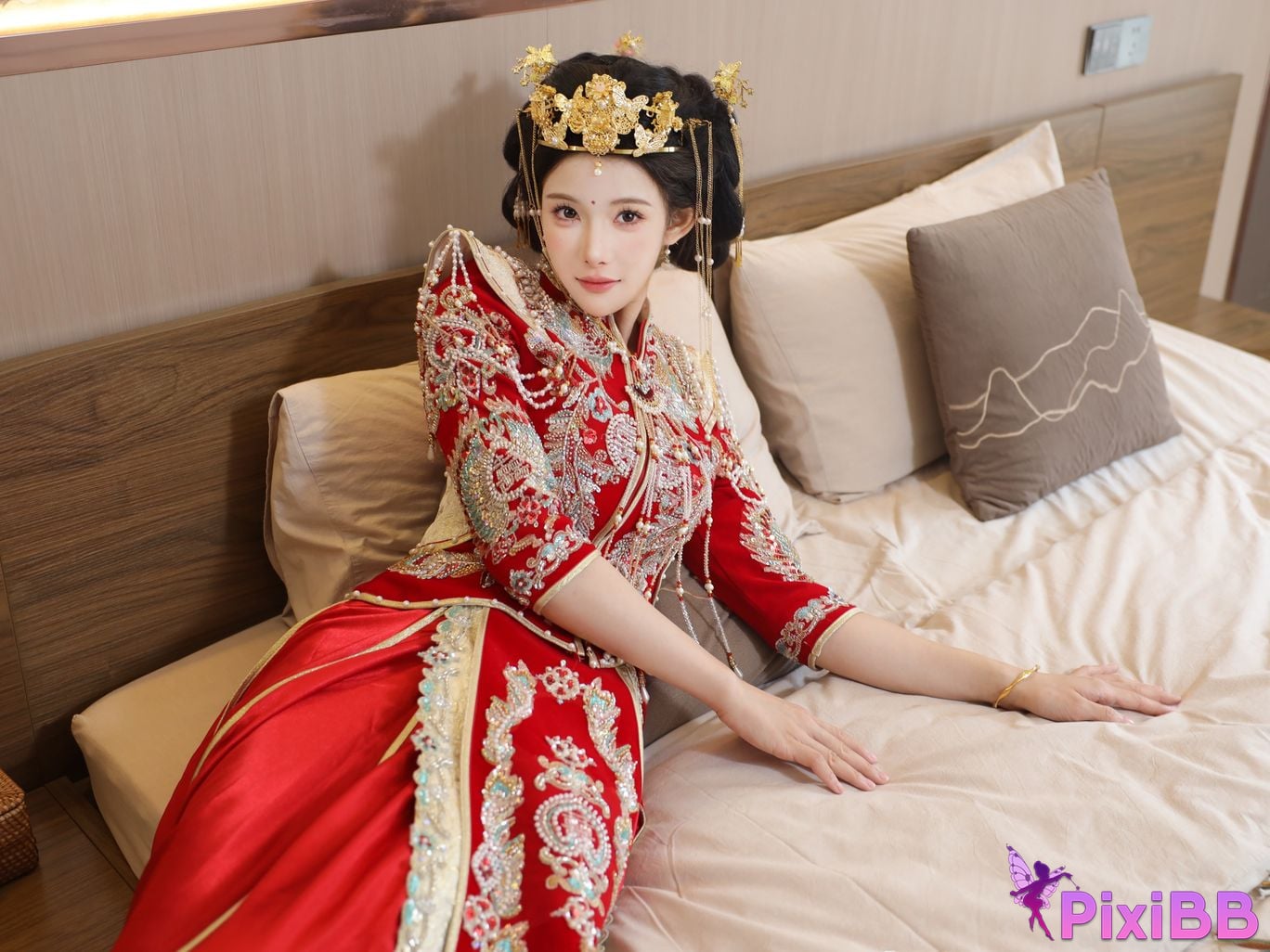 XR Uncensored Li Shuanger R18 Xiuren.com model Xiuhe suit PixiBB.COM 016