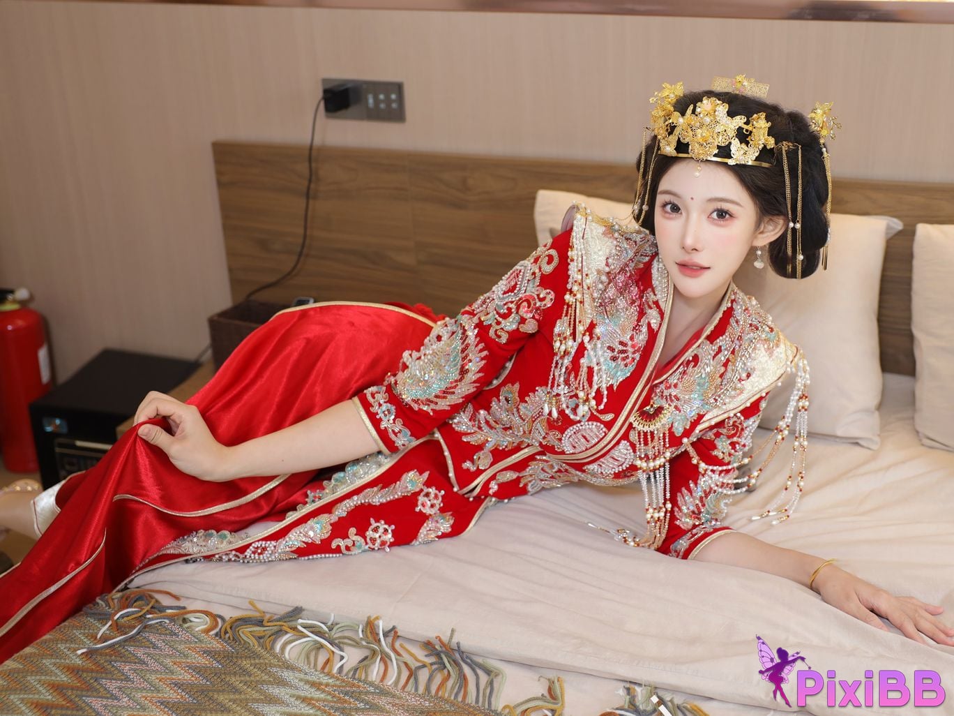 XR Uncensored Li Shuanger R18 Xiuren.com model Xiuhe suit PixiBB.COM 018