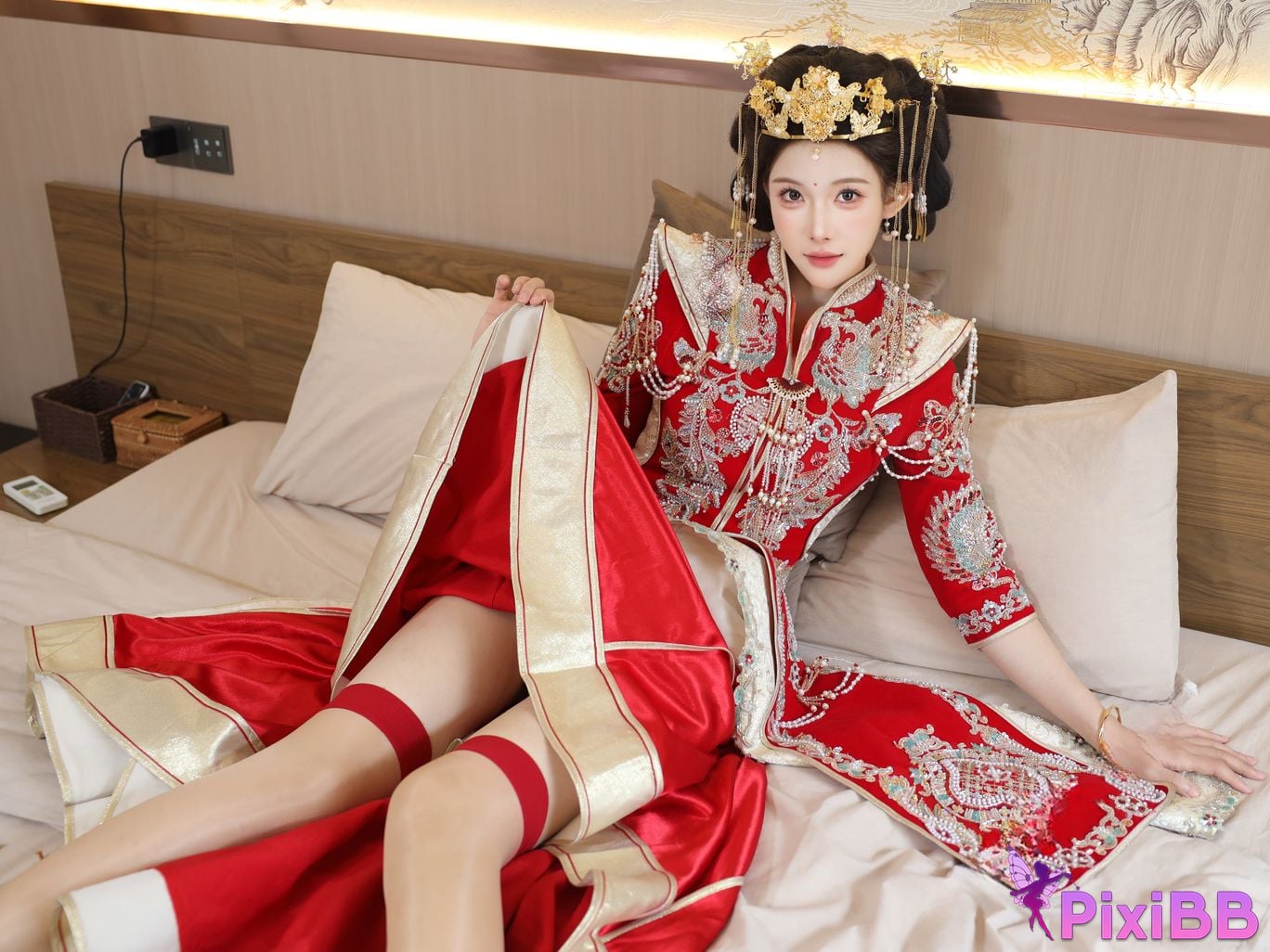 XR Uncensored Li Shuanger R18 Xiuren.com model Xiuhe suit PixiBB.COM 035