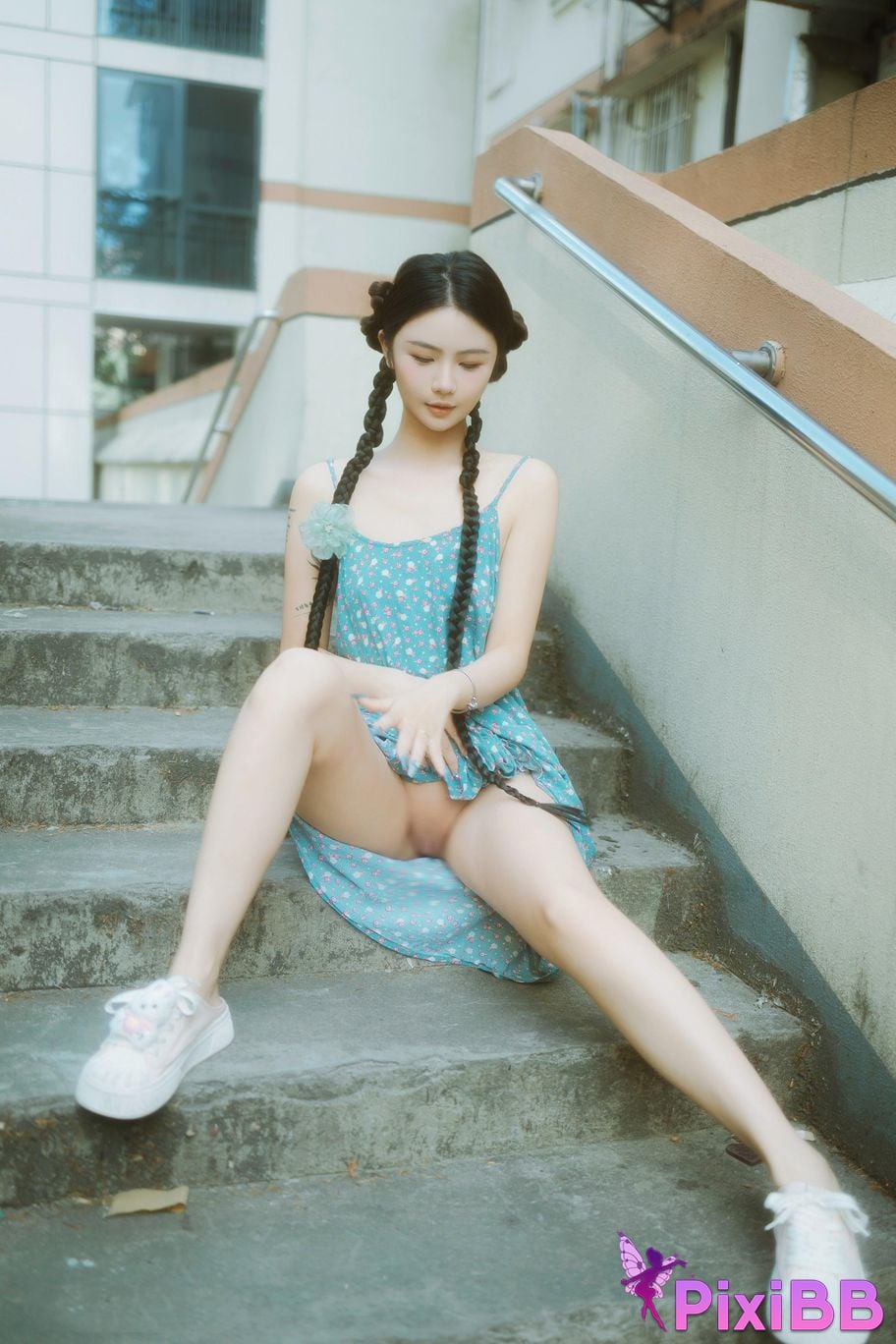 XR Uncensored Lucky R18 Xiuren.com Model Silver Short Skirt S Extra PixiBB.COM 111