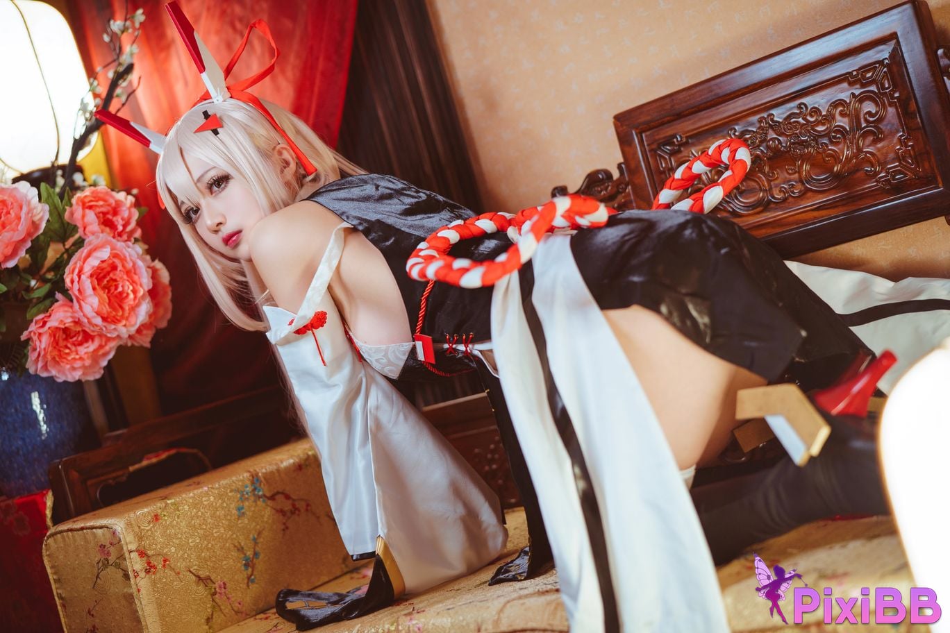 Coser Rinka Ayanami Cheongasm PixiBB.COM 001