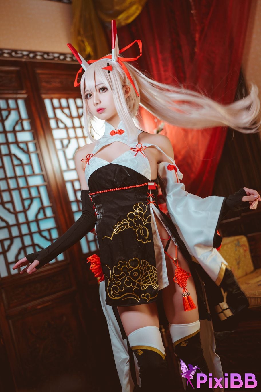 Coser Rinka Ayanami Cheongasm PixiBB.COM 003