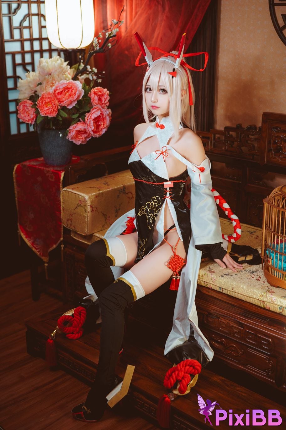 Coser Rinka Ayanami Cheongasm PixiBB.COM 005