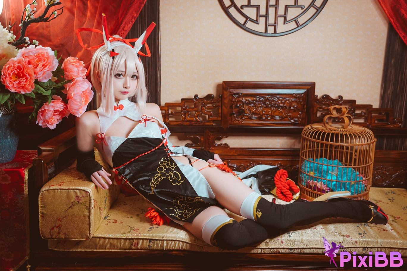 Coser Rinka Ayanami Cheongasm PixiBB.COM 006