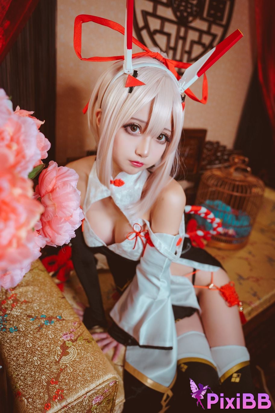 Coser Rinka Ayanami Cheongasm PixiBB.COM 007