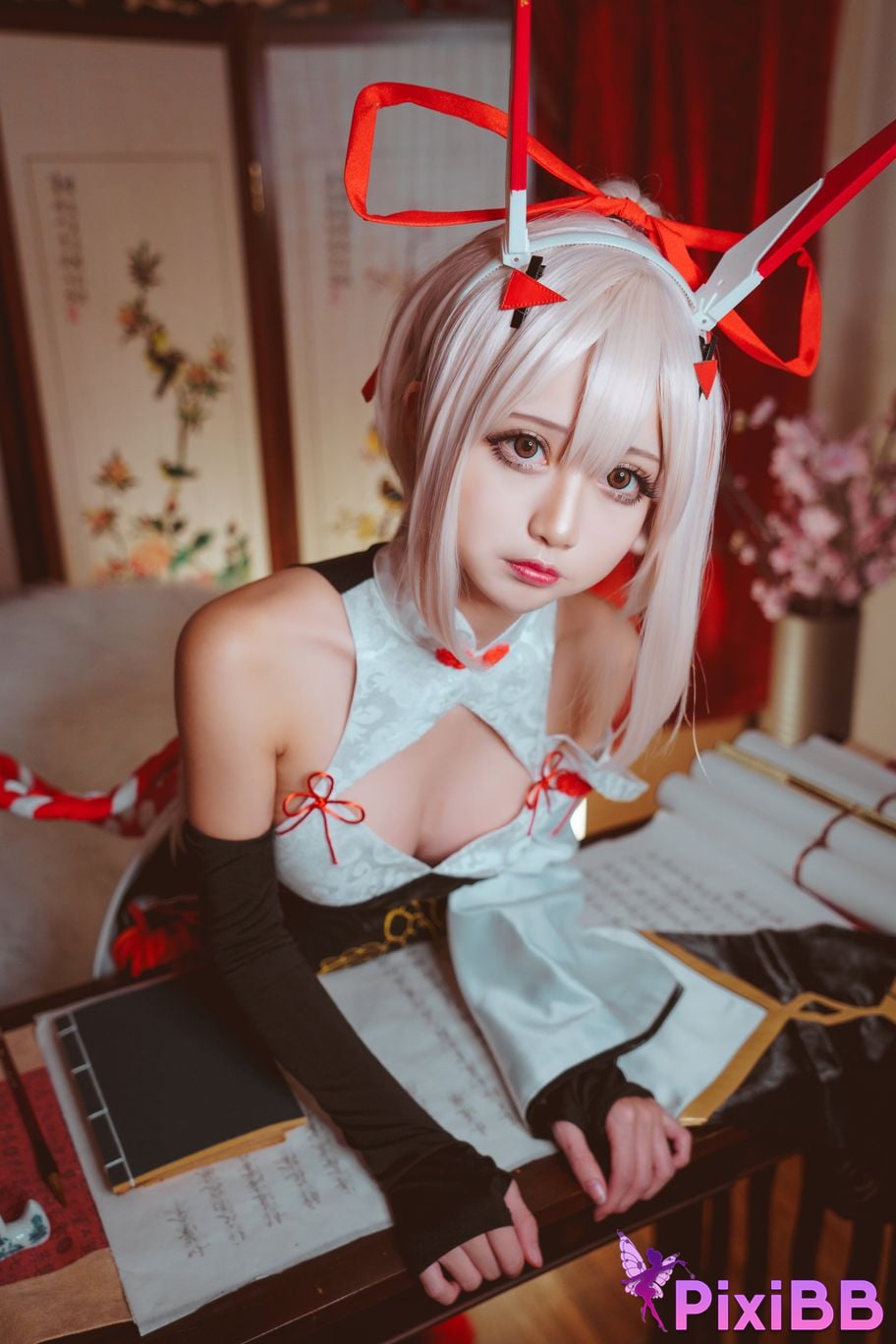 Coser Rinka Ayanami Cheongasm PixiBB.COM 009