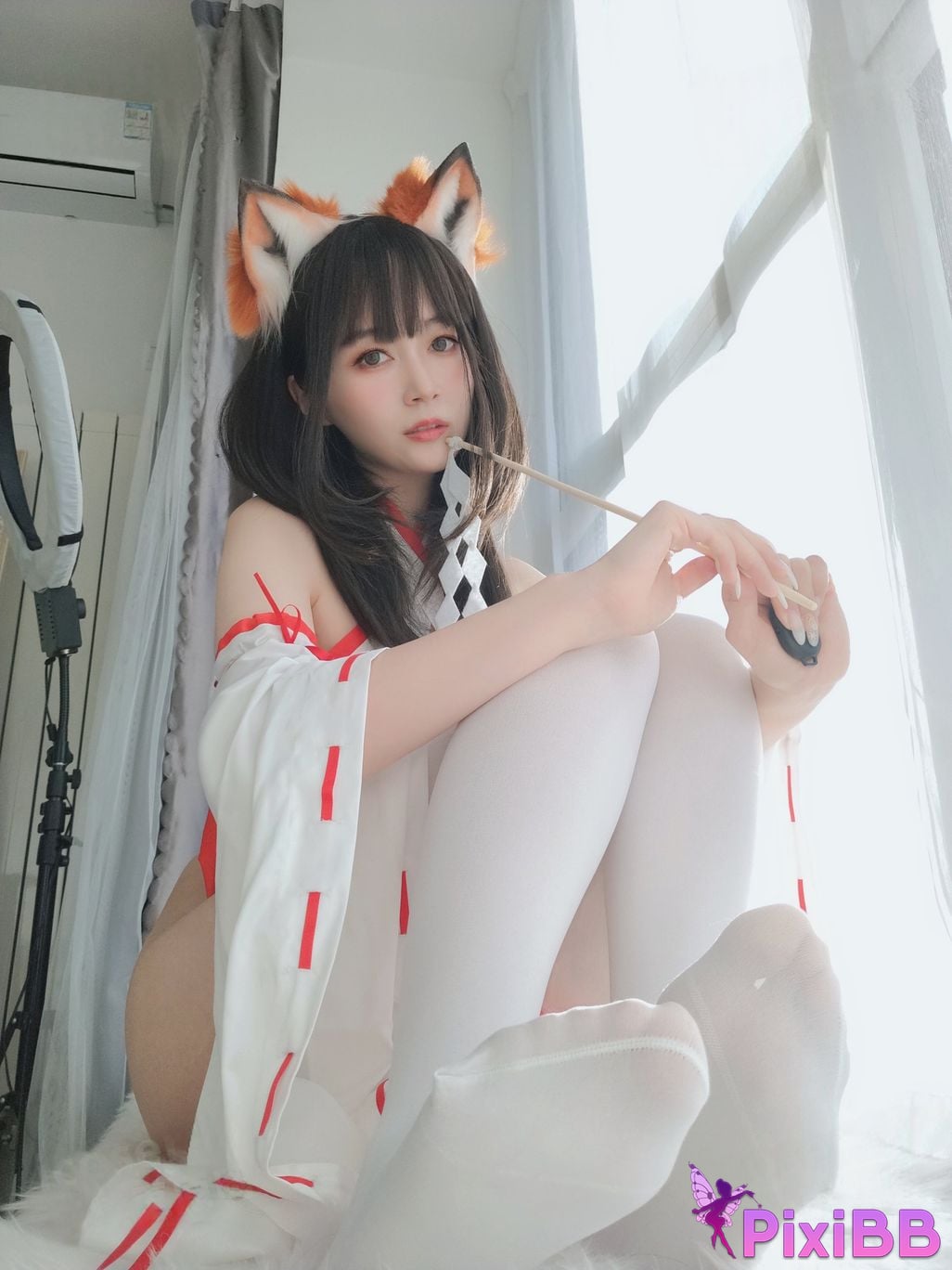 Cosplay Silver 81 Shrine Fox PixiBB.COM 001