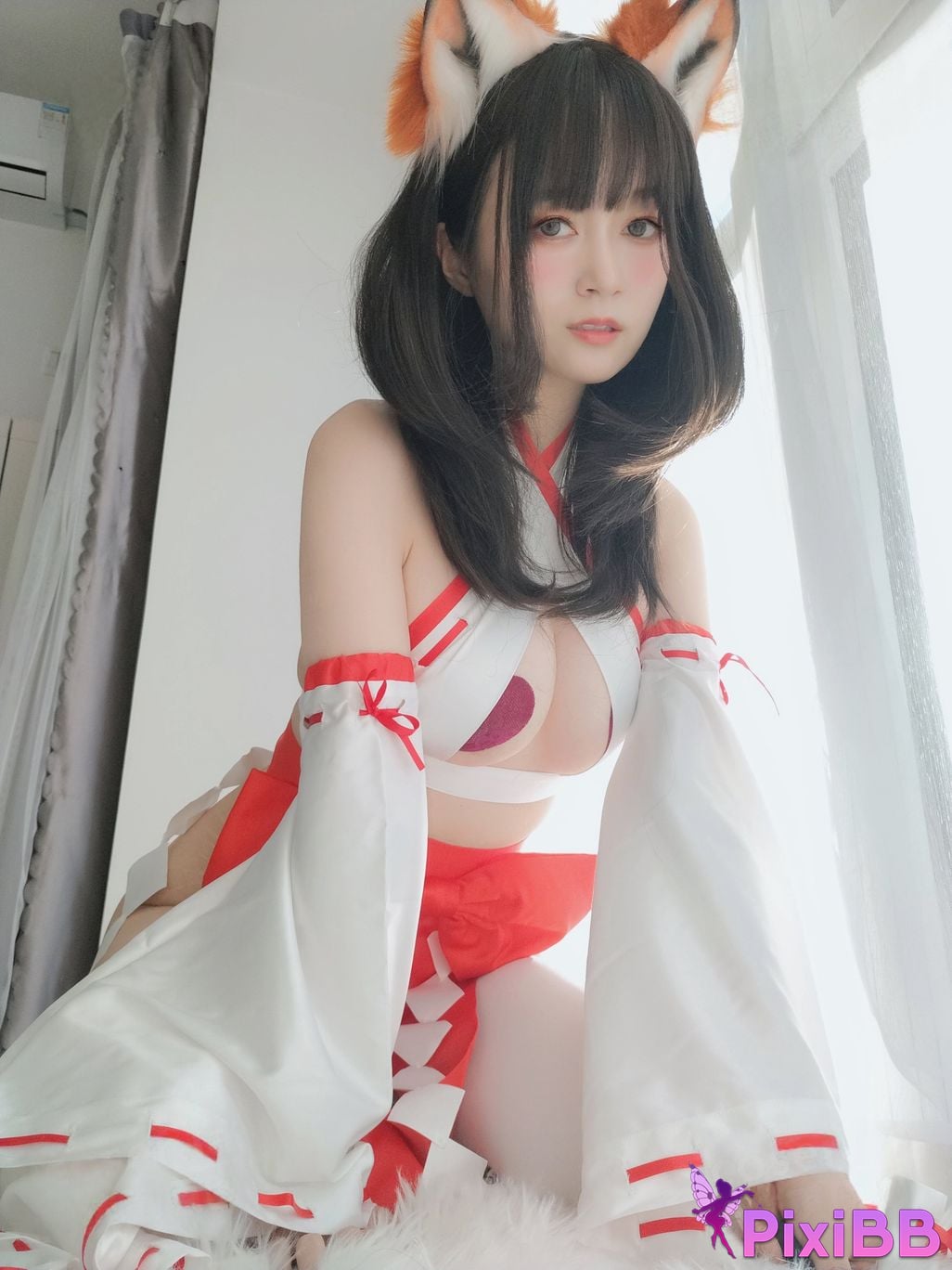 Cosplay Silver 81 Shrine Fox PixiBB.COM 005