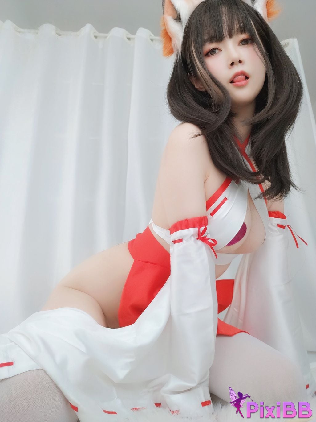 Cosplay Silver 81 Shrine Fox PixiBB.COM 006