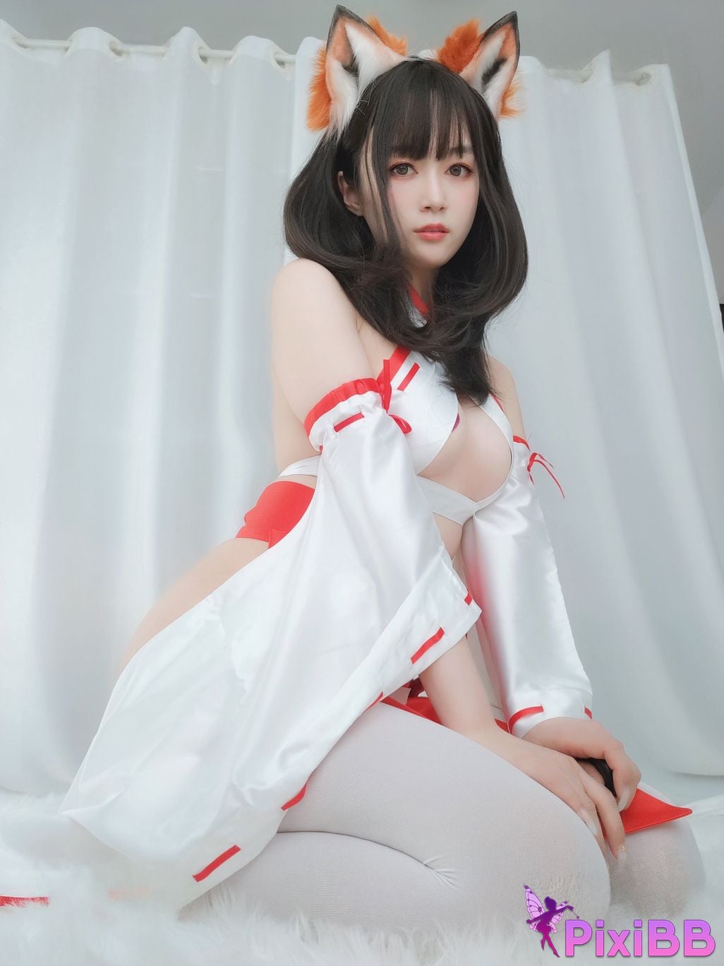 Cosplay Silver 81 Shrine Fox PixiBB.COM 010