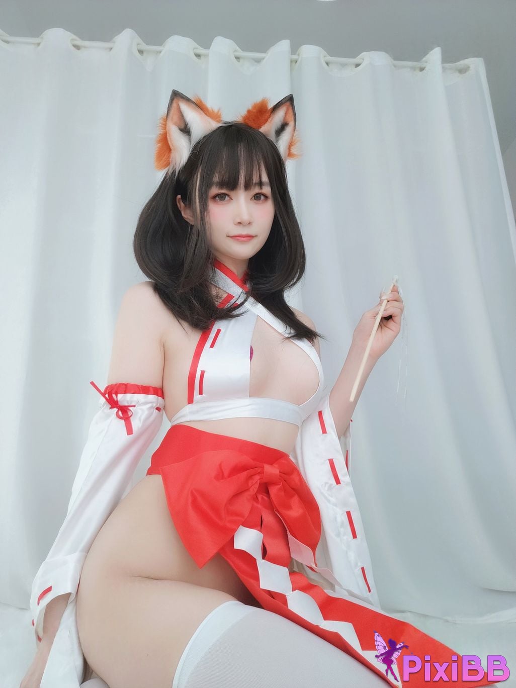 Cosplay Silver 81 Shrine Fox PixiBB.COM 012