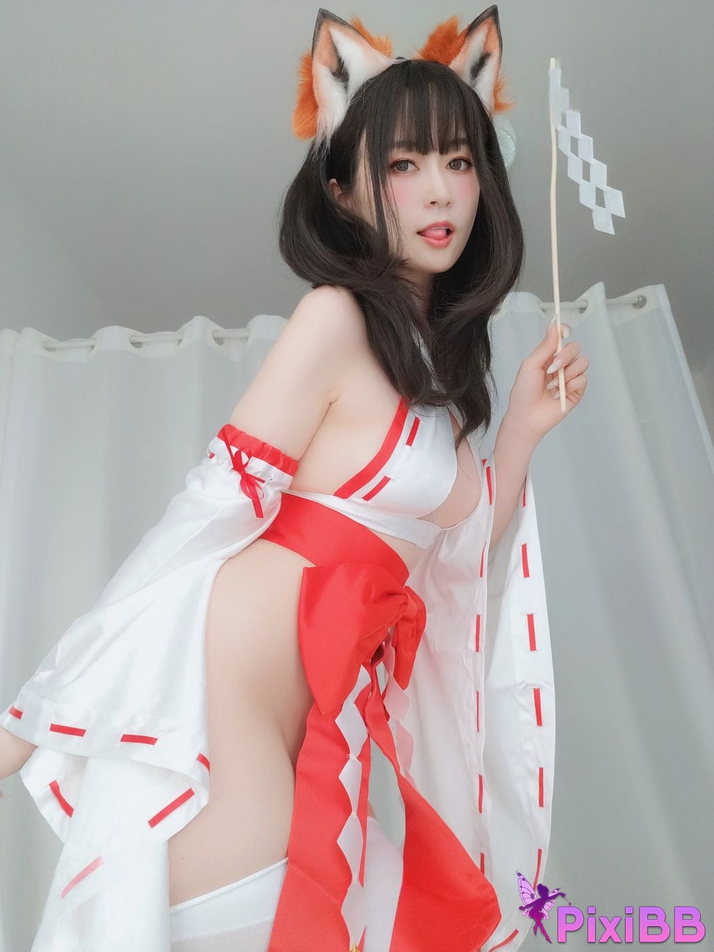 Cosplay Silver 81 Shrine Fox PixiBB.COM 013