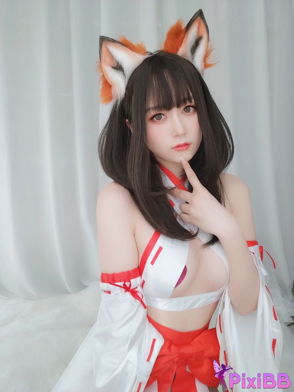 Cosplay Silver 81 Shrine Fox PixiBB.COM 019