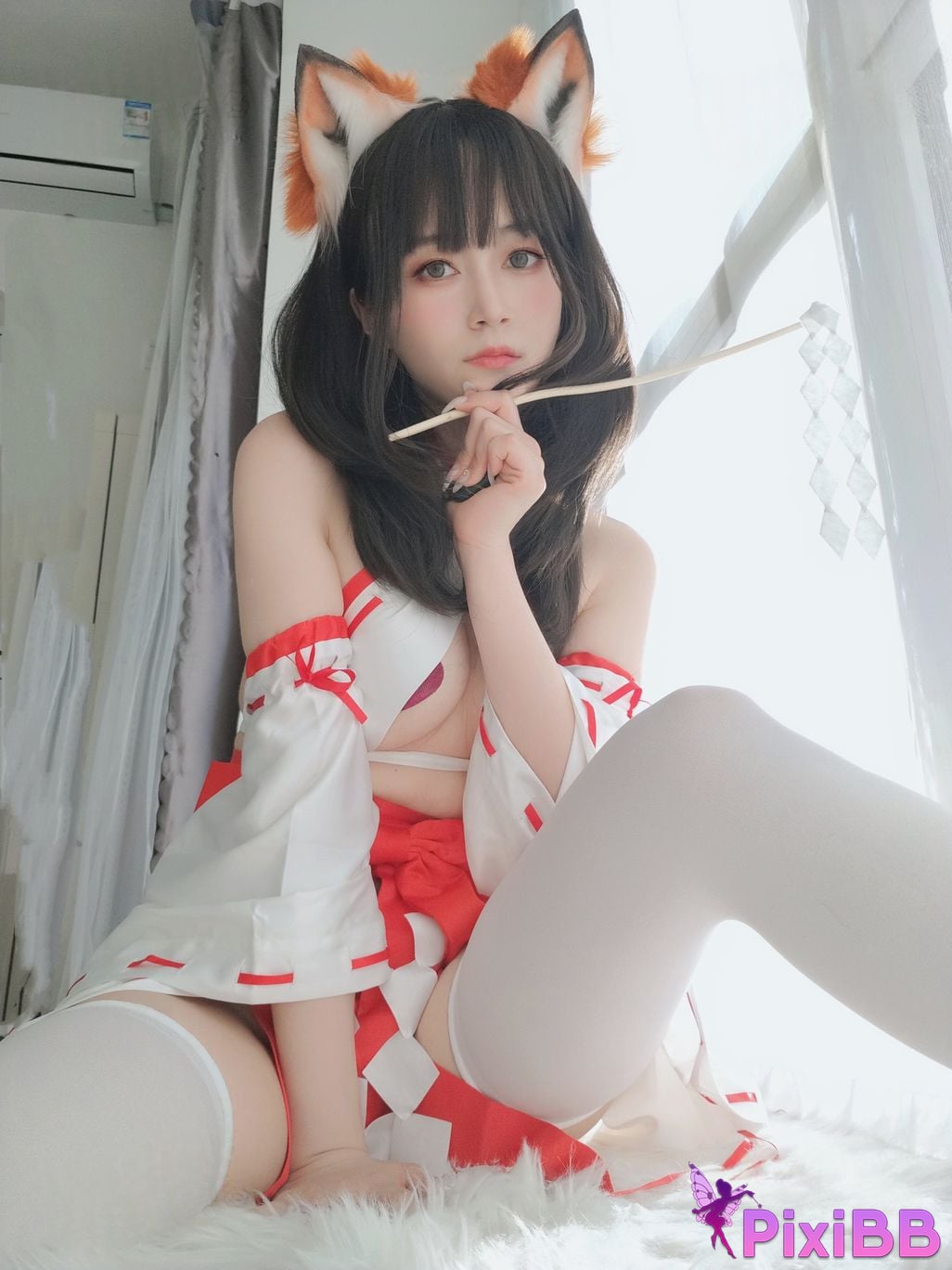 Cosplay Silver 81 Shrine Fox PixiBB.COM 022