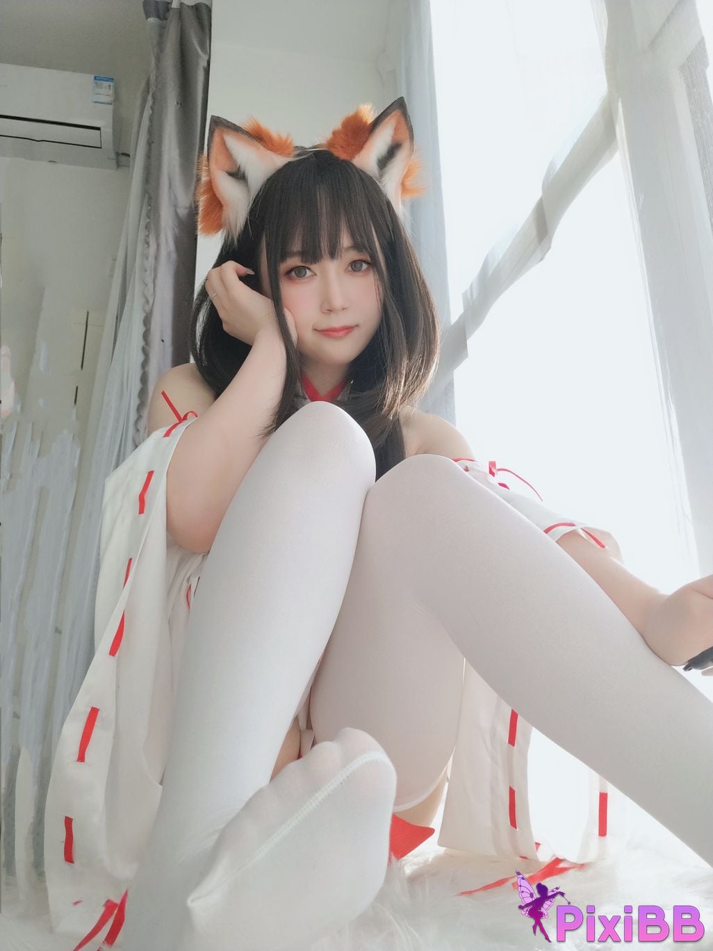 Cosplay Silver 81 Shrine Fox PixiBB.COM 023