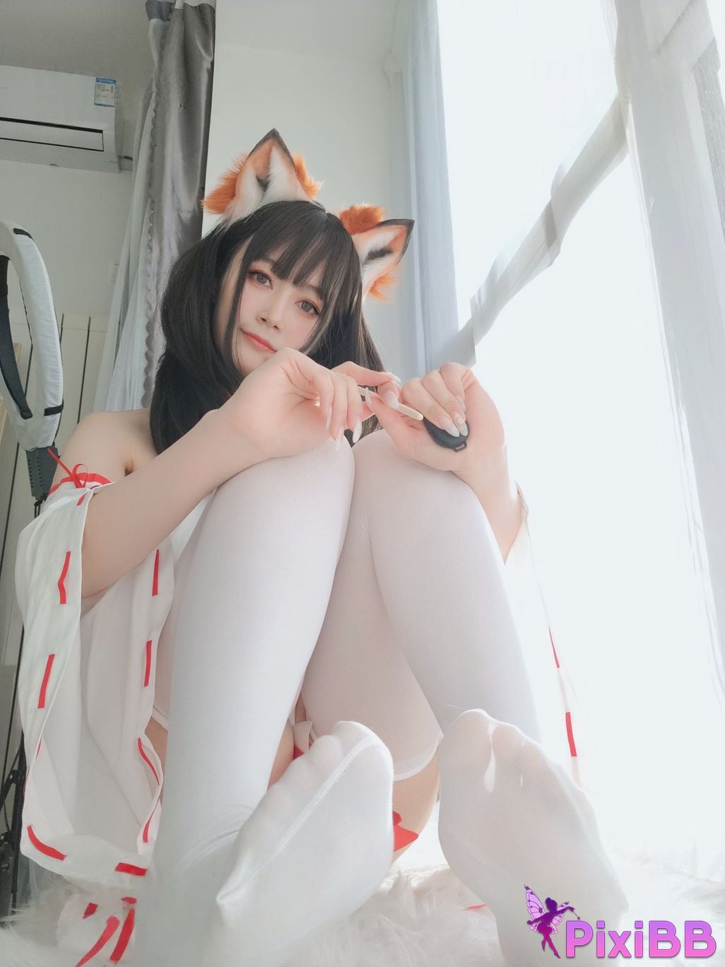 Cosplay Silver 81 Shrine Fox PixiBB.COM 024