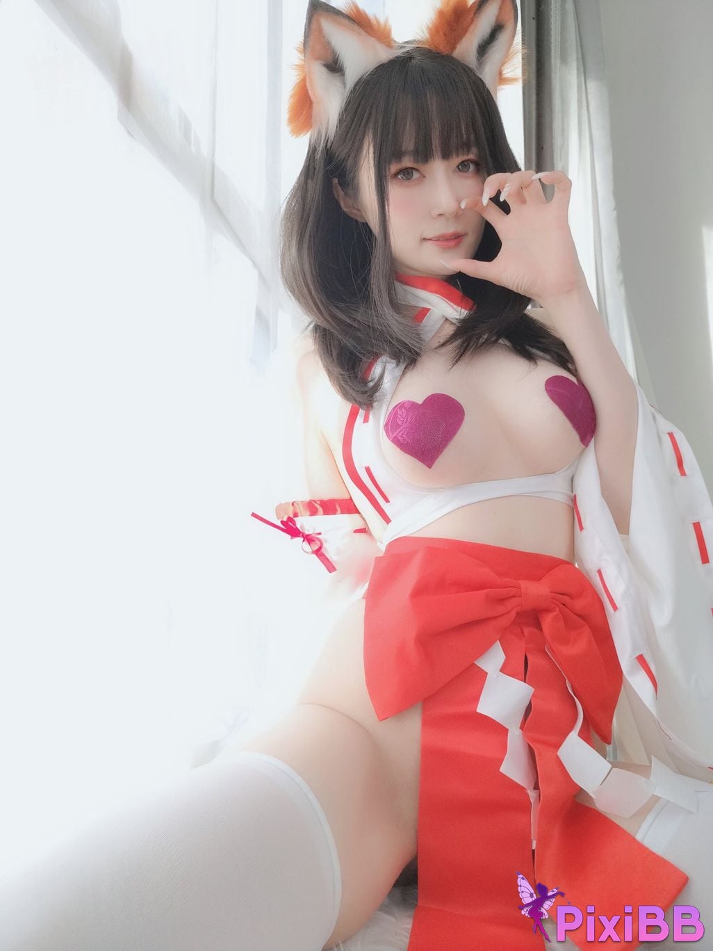 Cosplay Silver 81 Shrine Fox PixiBB.COM 032