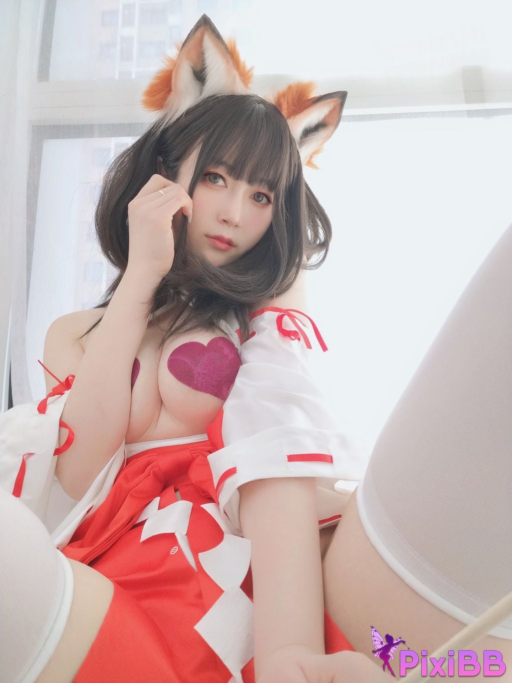 Cosplay Silver 81 Shrine Fox PixiBB.COM 034