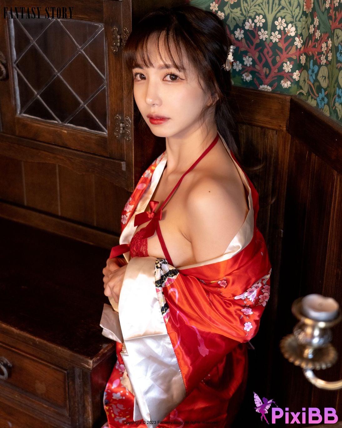 Fantasy Story Rua A Girl in a Red Yukata PixiBB.COM 036