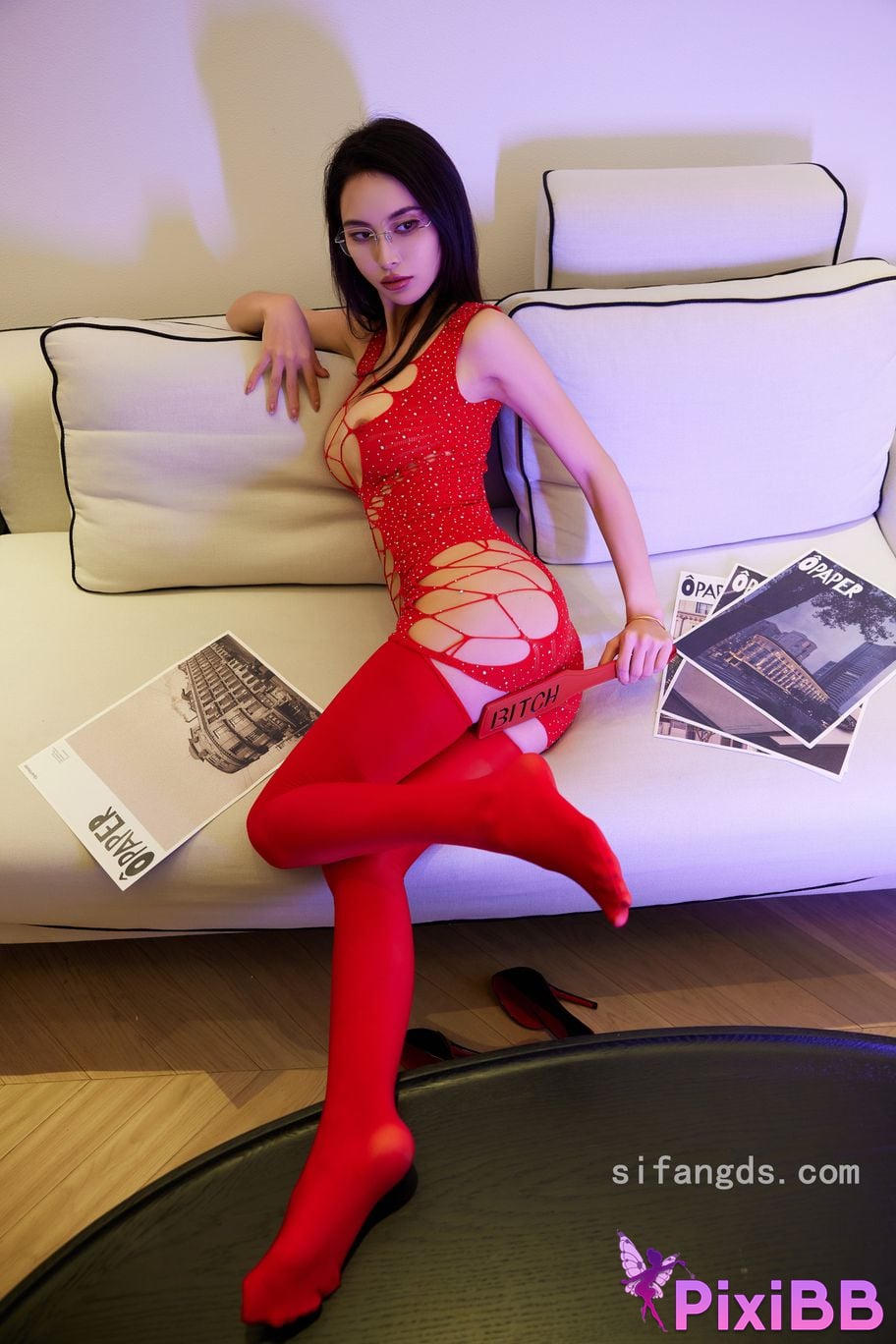 XR Uncensored lingyu69 R18 XIUREN Model Red erotic charm PixiBB.COM 017
