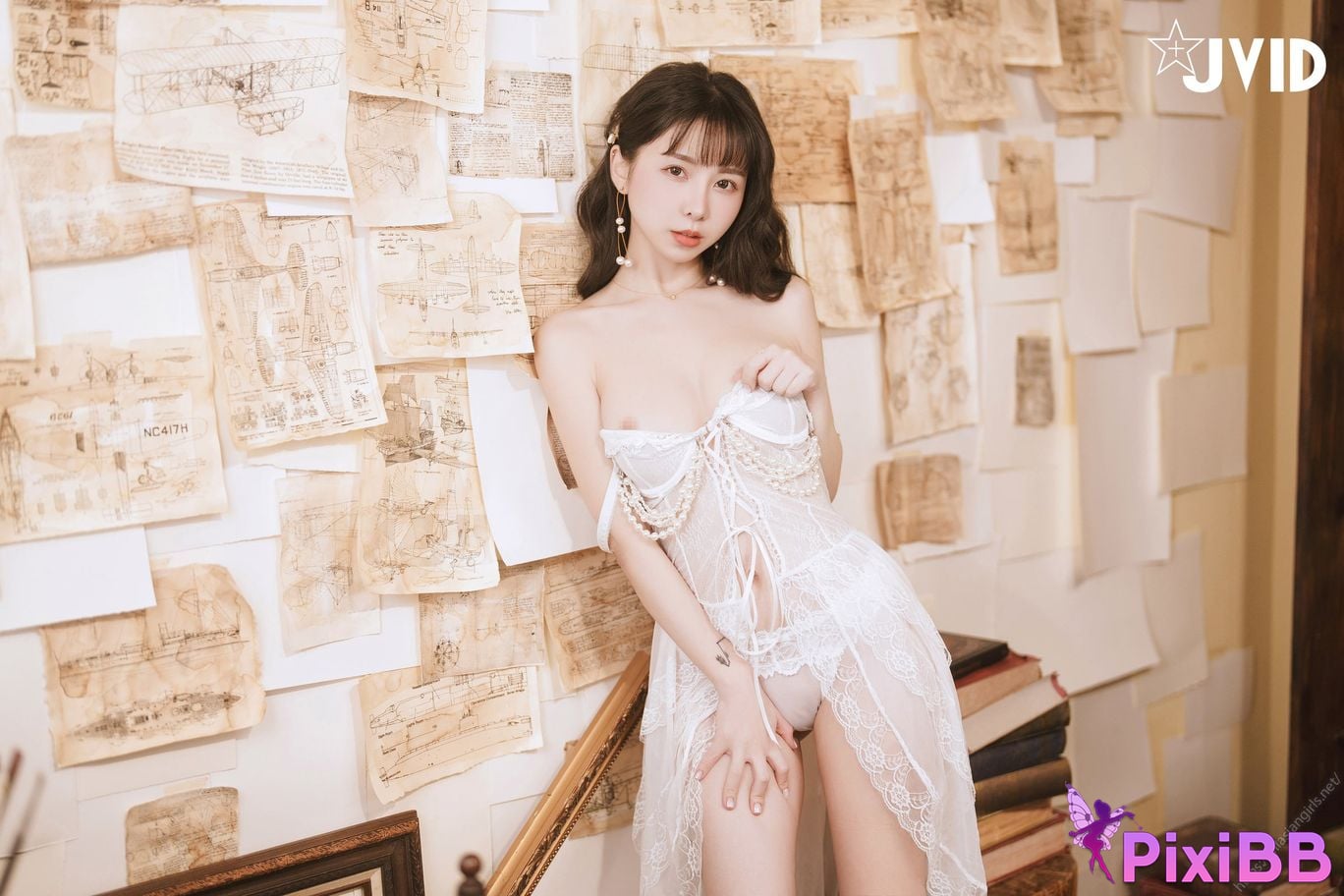 JVID yuetaini Tiny xin chi du deng chang Chu Chang Jin Guo Jie Kai Qing Yu Di Xian Tian Ran Mei Ru Hua Shen Xia Wa Ni Yi Qi Chan Mian PixiBB.COM 078