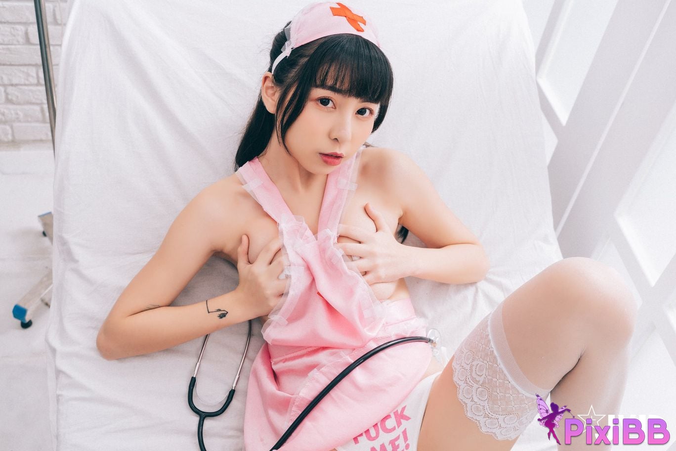 JVID Taiwan Tiny Rang Qing Se Ju Ru Hu Shi Yong Nu Shang Wei Bang Ni Yao Chu Lai Ba PixiBB.COM 039