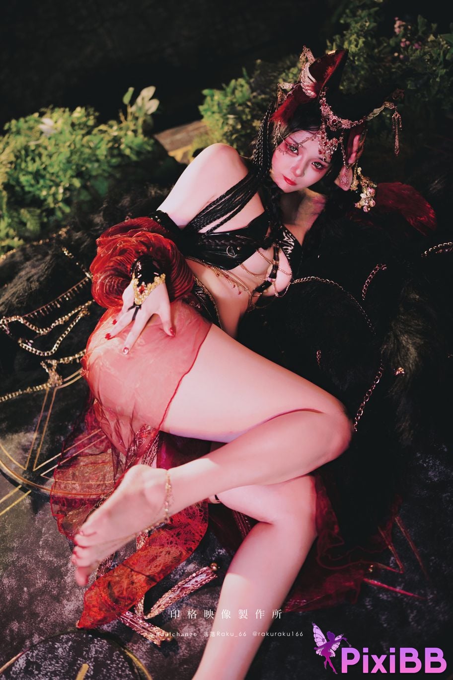 Cosplay Luoluo Raku Xiao An Shen Le PixiBB.COM 002