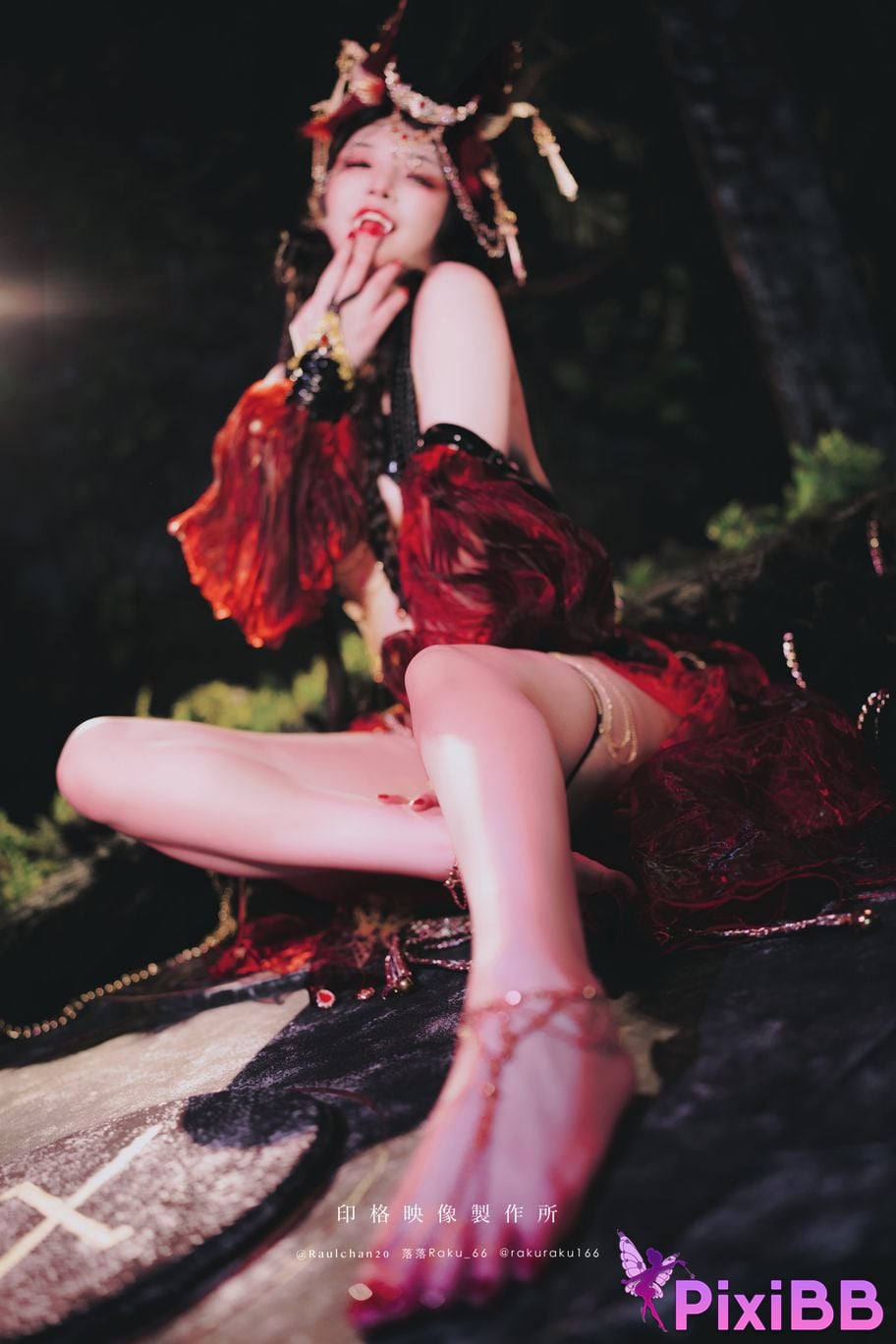 Cosplay Luoluo Raku Xiao An Shen Le PixiBB.COM 004