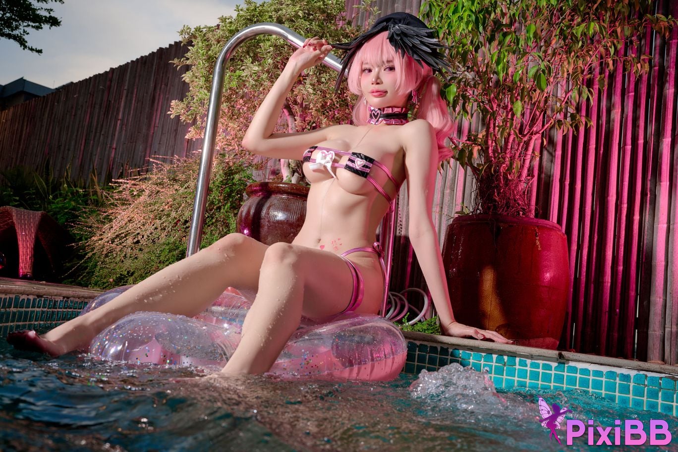 Cosplay ZinieQ Blue Archive Koharu PixiBB.COM 016