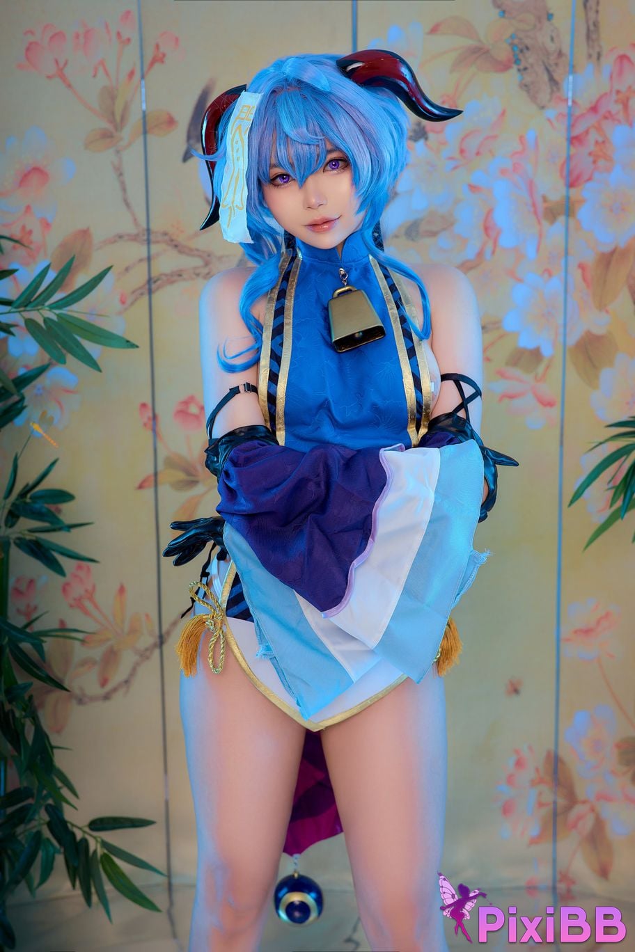 Cosplay ZinieQ Ganyu Jiangshi PixiBB.COM 001