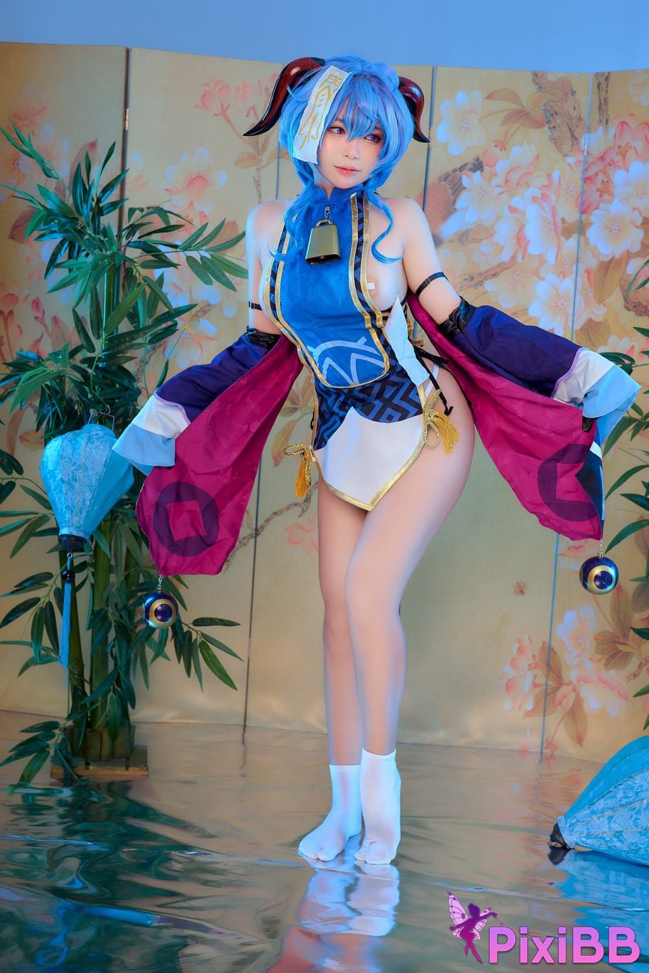 Cosplay ZinieQ Ganyu Jiangshi PixiBB.COM 002