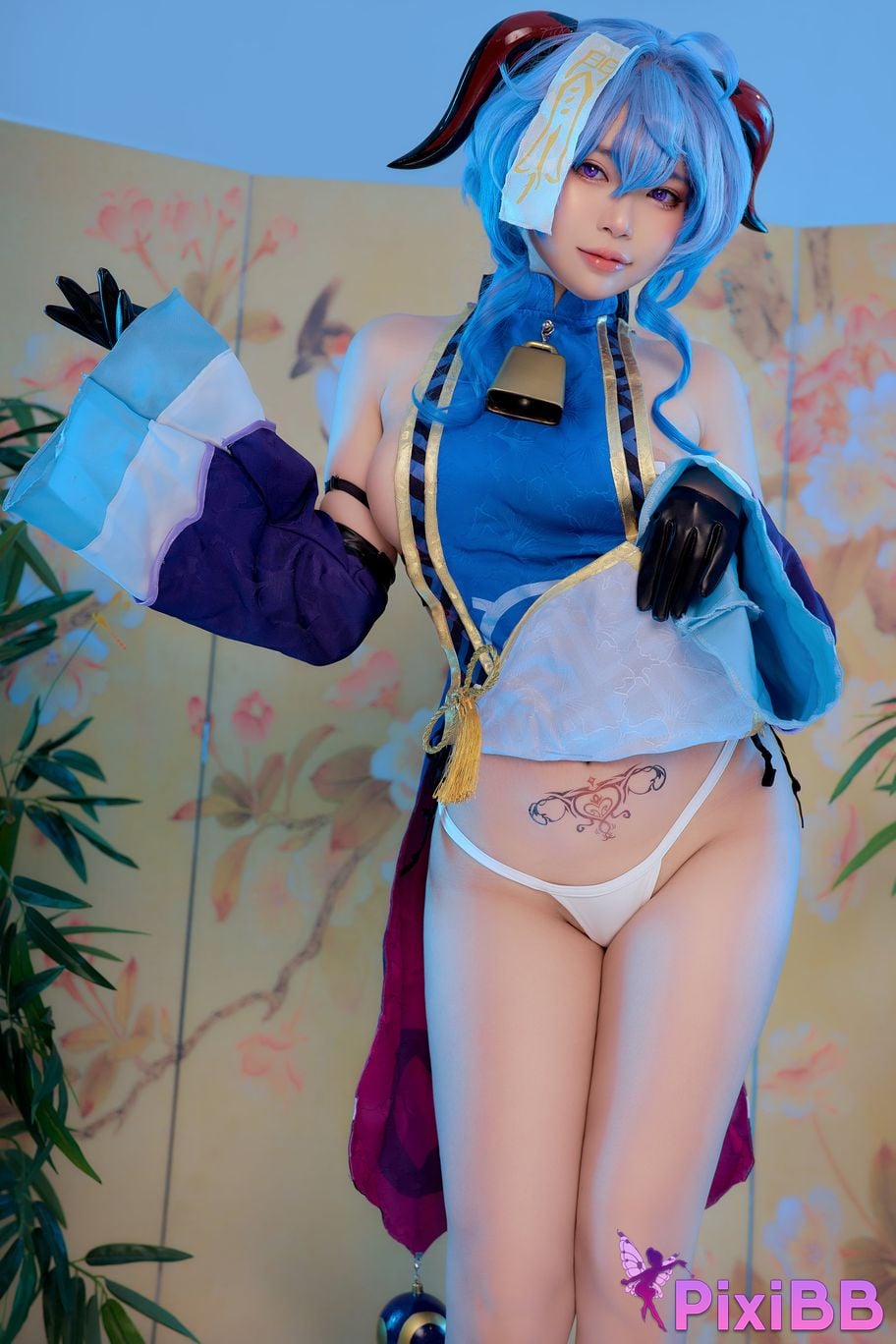 Cosplay ZinieQ Ganyu Jiangshi PixiBB.COM 005