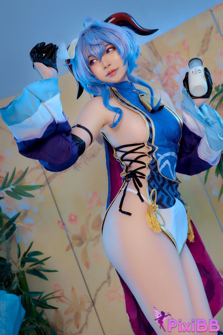 Cosplay ZinieQ Ganyu Jiangshi PixiBB.COM 006