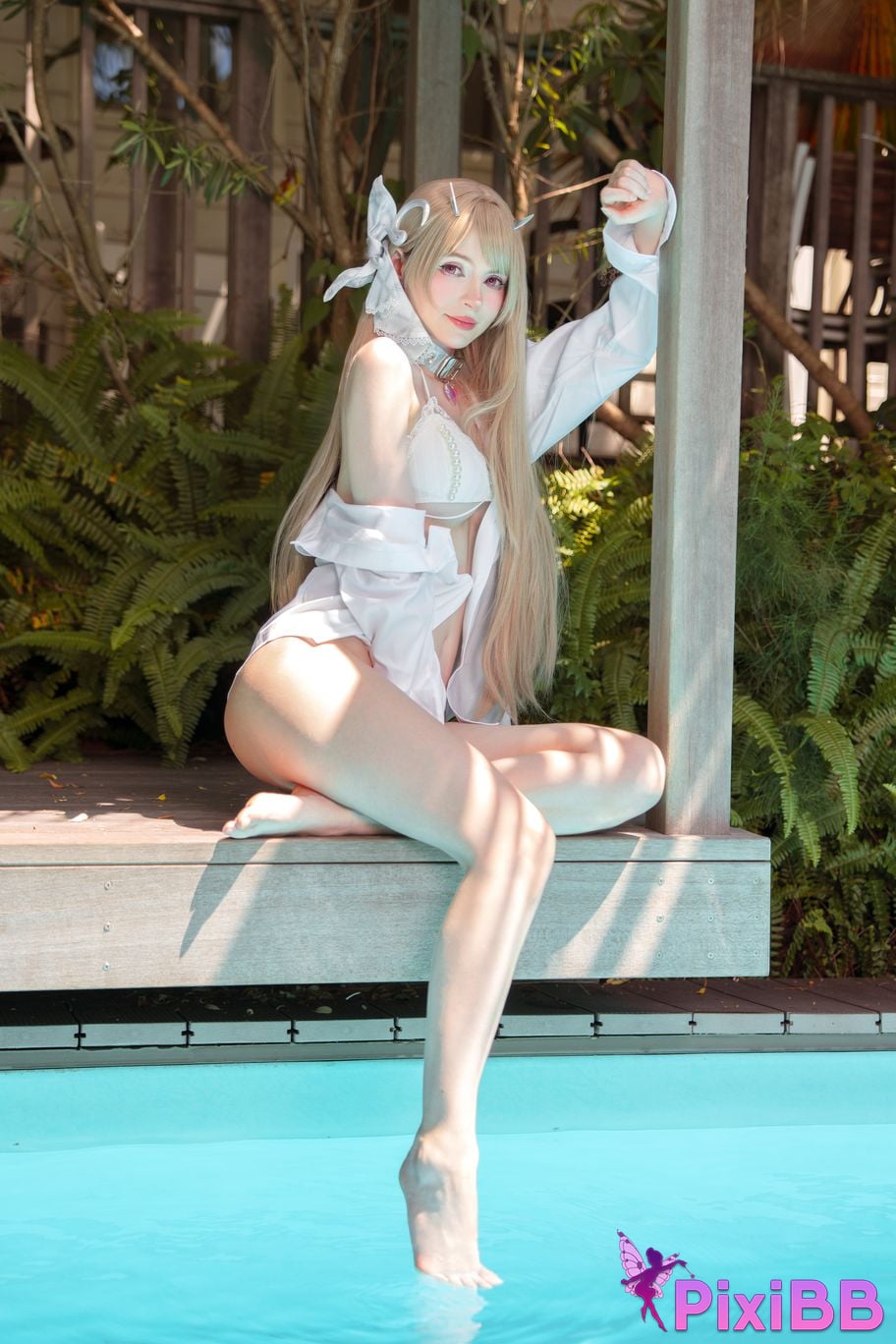 Cosplay Peach milky Viper Bikini PixiBB.COM 003