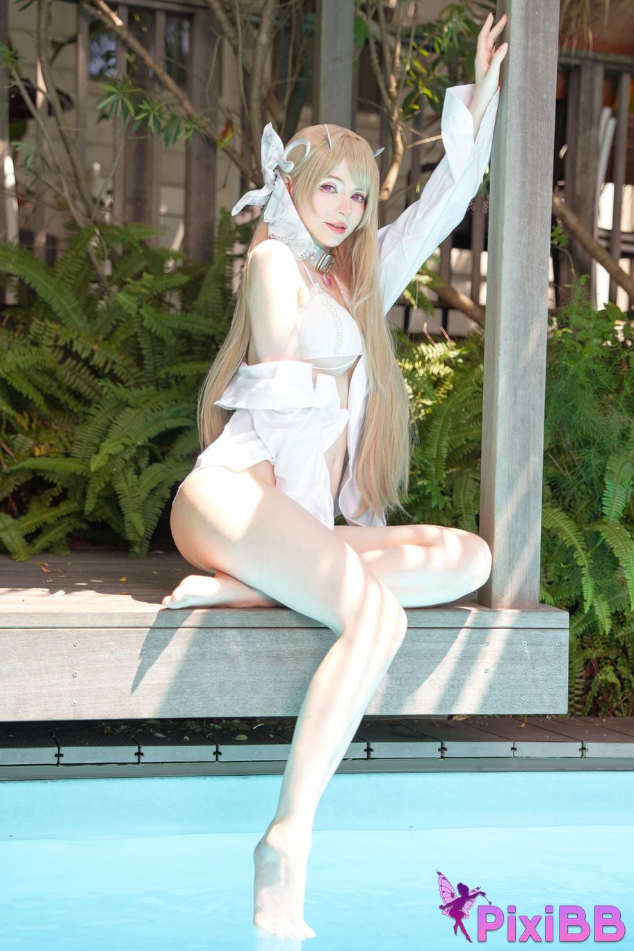 Cosplay Peach milky Viper Bikini PixiBB.COM 010